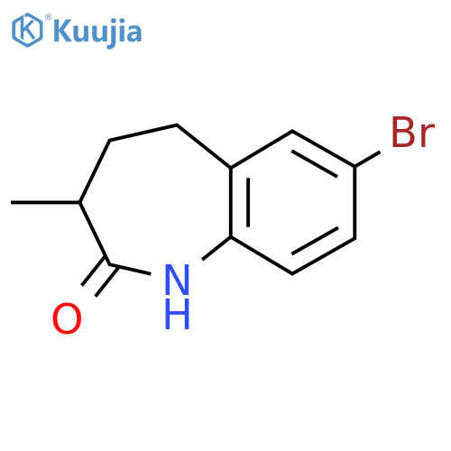 7-Bromo-3-methyl-2,3,4,5-tetrahydro-1h-1-benzazepin-2-one structure