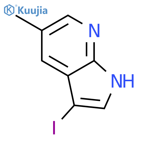 3-Iodo-5-methyl-1H-pyrrolo[2,3-b]pyridine structure