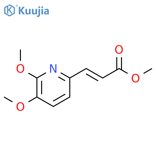 Methyl 3-(5,6-dimethoxypyridin-2-yl)acrylate structure