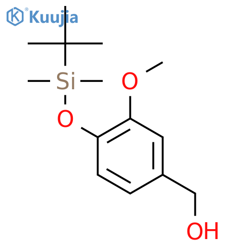 Methoxy4-(1,1-dimethylethyl)dimethylsilyloxy-3-benzenemethanol structure