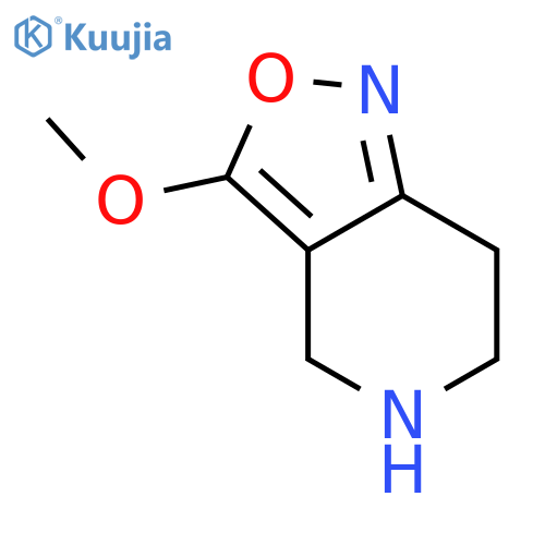 Isoxazolo[4,3-c]pyridine,4,5,6,7-tetrahydro-3-methoxy- structure