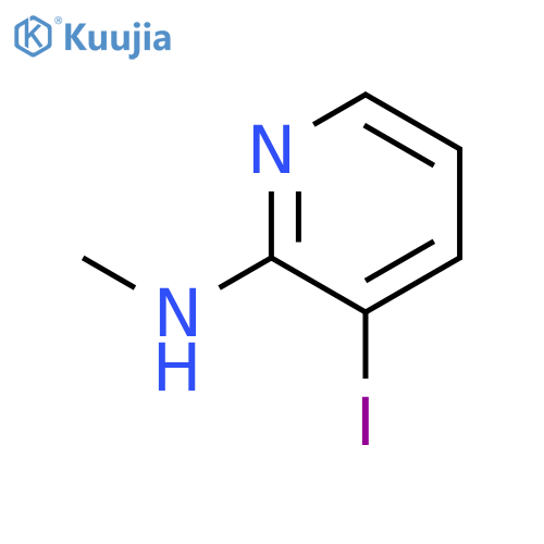 3-IODO-N-METHYLPYRIDIN-2-AMINE structure