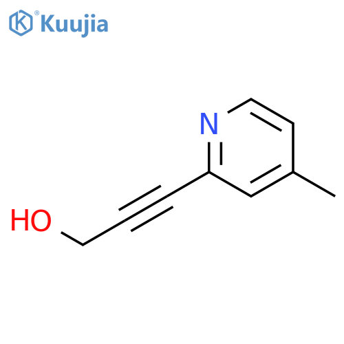2-Propyn-1-ol,3-(4-methyl-2-pyridinyl)- structure