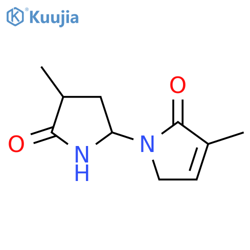 1-(3'-methyl-2'-oxo-5'-pyrrolidinyl)-3-methyl-3-pyrrolin-2-one structure