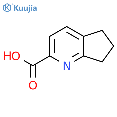 5H,6H,7H-cyclopenta[b]pyridine-2-carboxylic acid structure