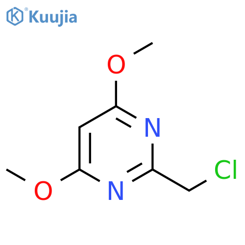2-(chloromethyl)-4,6-dimethoxypyrimidine structure