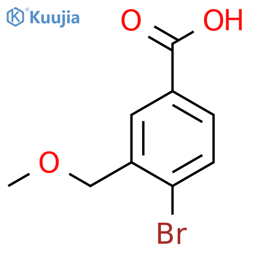 4-Bromo-3-(methoxymethyl)benzoic acid structure