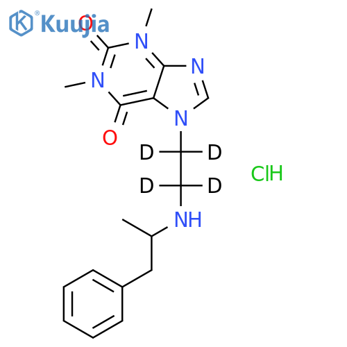 Fenethylline-d4 Hydrochloride structure