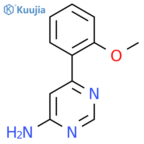 6-(2-Methoxyphenyl)pyrimidin-4-amine structure