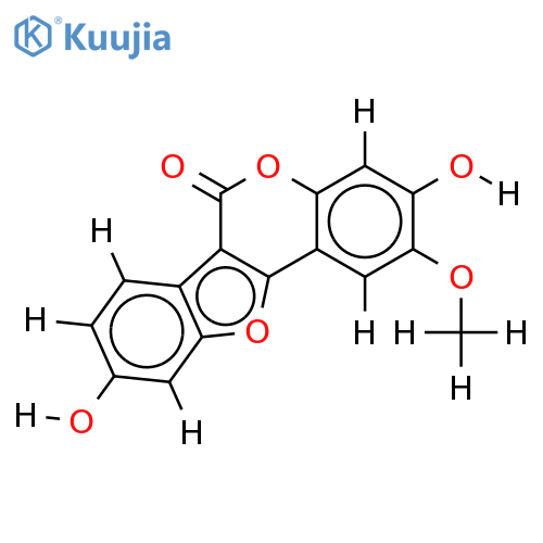 2-methoxy-3,9-dihydroxycoumestone structure