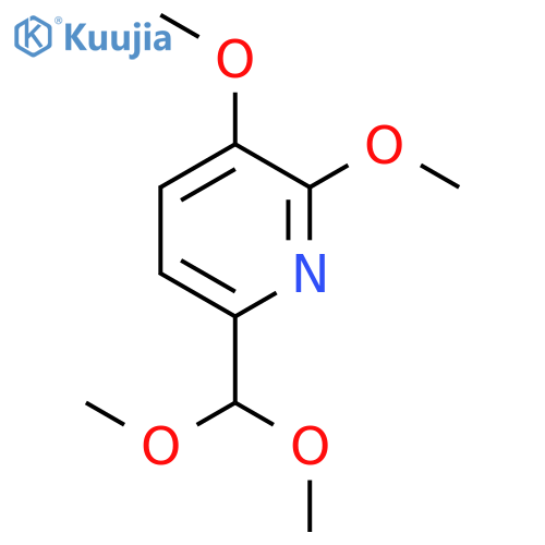 6-(Dimethoxymethyl)-2,3-dimethoxypyridine structure