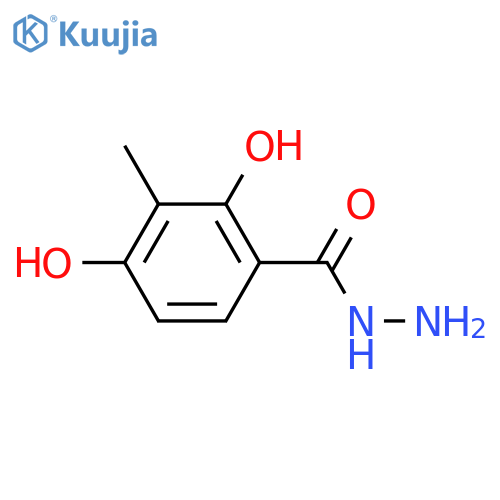 2,4-Dihydroxy-3-methylbenzohydrazide structure