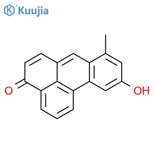4H-Benz[de]anthracen-4-one, 10-hydroxy-8-methyl- structure