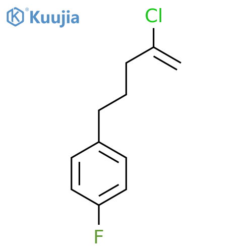 2-Chloro-5-(4-fluorophenyl)-1-pentene structure