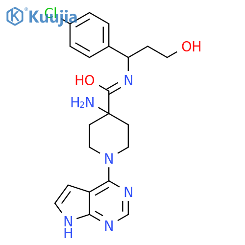 Capivasertib structure