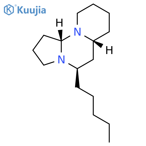 5H-Pyrido[1,2-c]pyrrolo[1,2-a]pyrimidine, decahydro-5-pentyl-, (5R,6aR,11aS)- structure