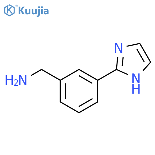 3-(1H-imidazol-2-yl)phenylmethanamine structure
