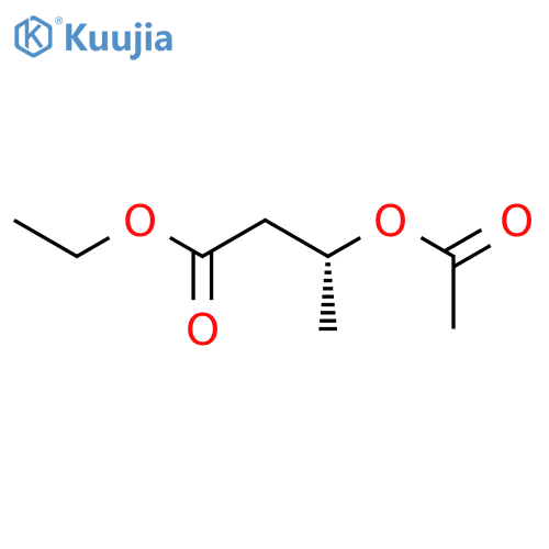 Butanoic acid, 3-(acetyloxy)-, ethyl ester, (3R)- structure