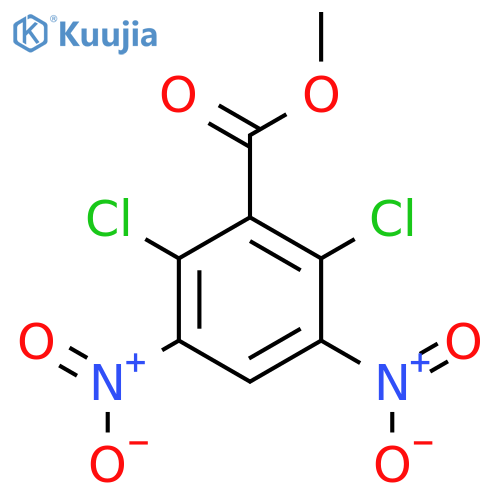 Methyl 2,6-dichloro-3,5-dinitrobenzoate structure