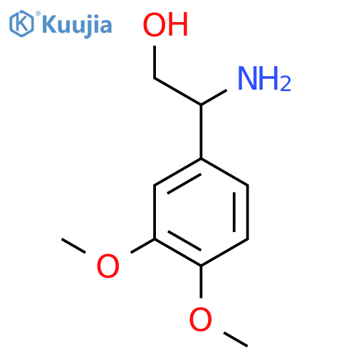 2-amino-2-(3,4-dimethoxyphenyl)ethan-1-ol structure
