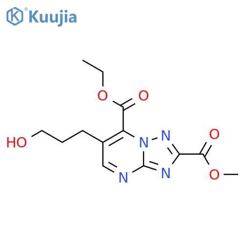 7-Ethyl 2-Methyl 6-(3-Hydroxypropyl)-1,2,4triazolo1,5-apyrimidine-2,7-dicarboxylate structure