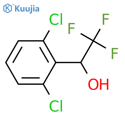 1-(2,6-dichlorophenyl)-2,2,2-trifluoroethan-1-ol structure
