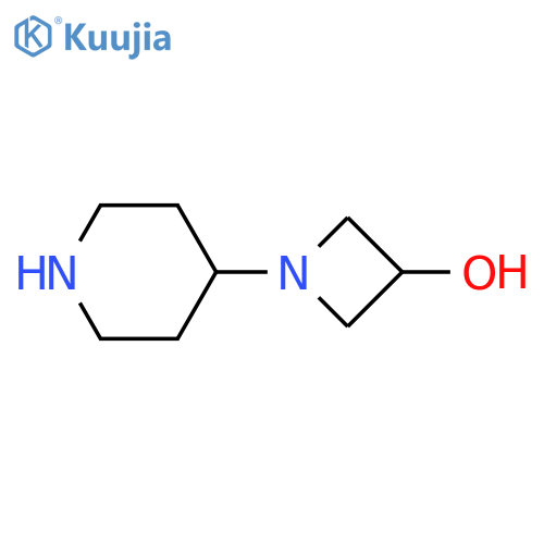 1-(piperidin-4-yl)azetidin-3-ol structure