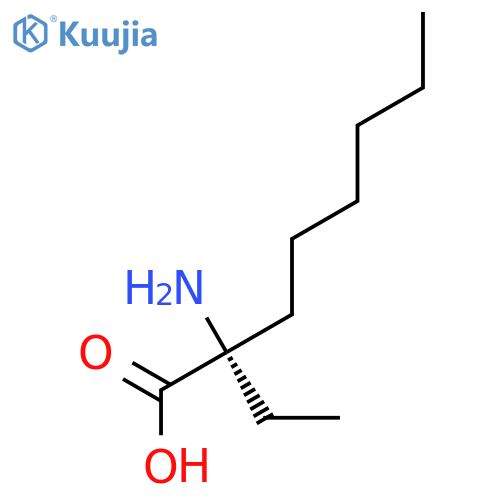 Octanoic acid,2-amino-2-ethyl-, (2S)- structure