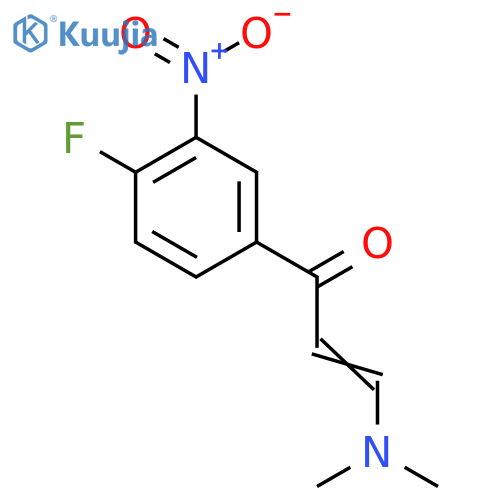 (2E)-3-(Dimethylamino)-1-(4-fluoro-3-nitrophenyl)prop-2-en-1-one structure