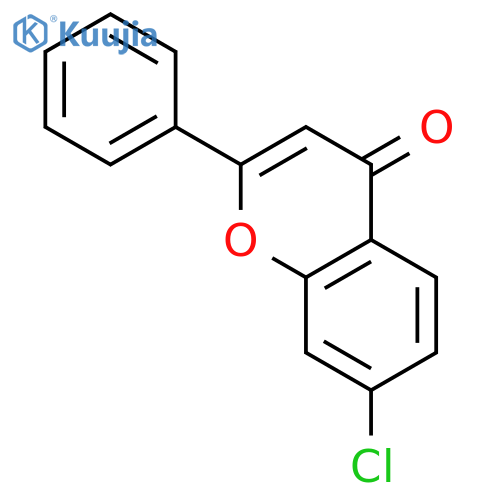 7-chloro-2-phenyl-4H-chromen-4-one structure