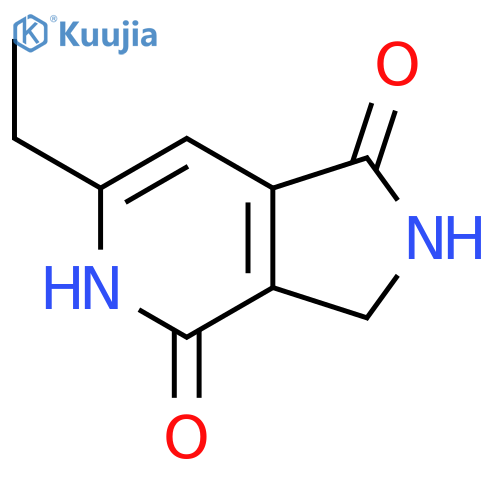 6-Ethyl-1H,2H,3H,4H,5H-pyrrolo[3,4-c]pyridine-1,4-dione structure