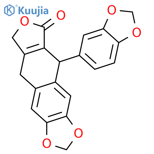 2,7'-Cyclo-3',4,4',5-tetrahydroxy-8,8'-lign-8(8')-en-9',9-olide; (S)-form, 3',4':4,5-Bis(methylene) ether structure
