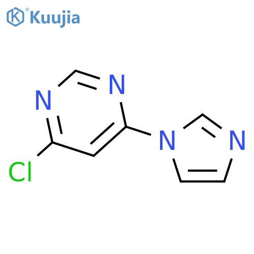 4-chloro-6-(1H-imidazol-1-yl)pyrimidine structure