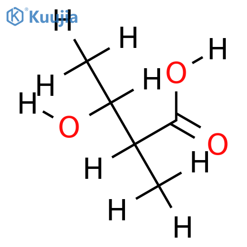 (2R,3R)-2-Methyl-3-hydroxybuttersaeure structure