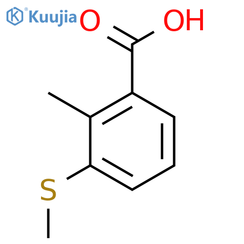 2-Methyl-3-(methylthio)benzoic acid structure