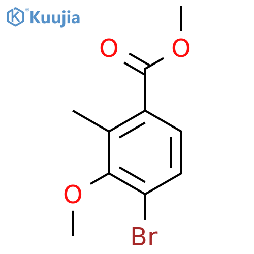Methyl 4-bromo-3-methoxy-2-methylbenzoate structure