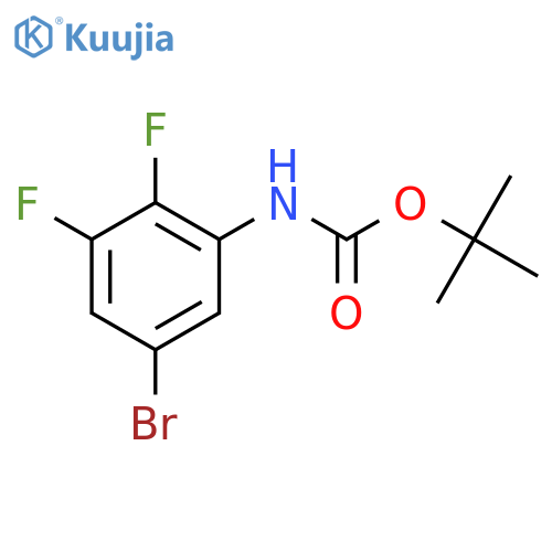 N-BOC 5-bromo-2,3-difluoroaniline structure