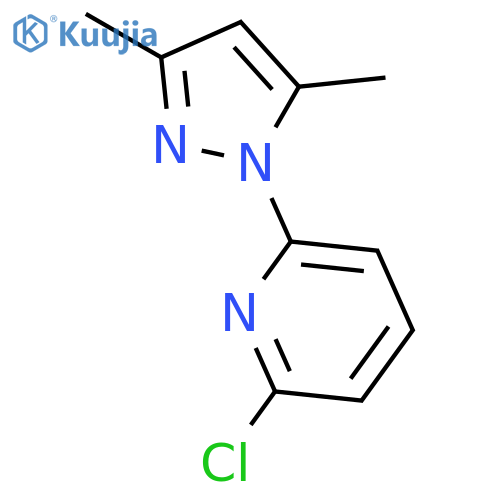 2-Chloro-6-(3,5-dimethyl-1H-pyrazol-1-yl)pyridine structure