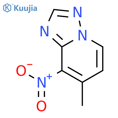 7-methyl-8-nitro-[1,2,4]triazolo[1,5-a]pyridine structure