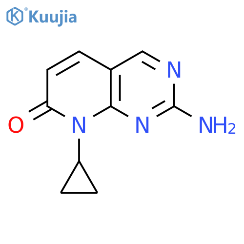 2-amino-8-cyclopropylpyrido[2,3-d]pyrimidin-7-one structure