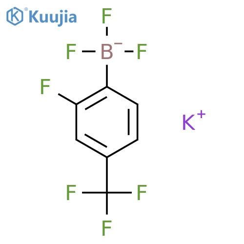 Potassium 2-Fluoro-4-(trifluoromethyl)phenyltrifluoroborate structure