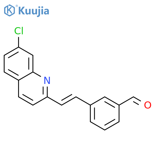 Benzaldehyde,3-[2-(7-chloro-2-quinolinyl)ethenyl]- structure