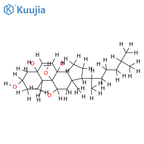cholest-6-en-11beta,19-epoxy-3beta,5alpha,8alpha,9alpha-tetrol structure