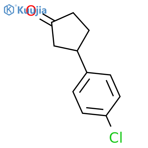 3-(4-Chlorophenyl)cyclopentanone structure