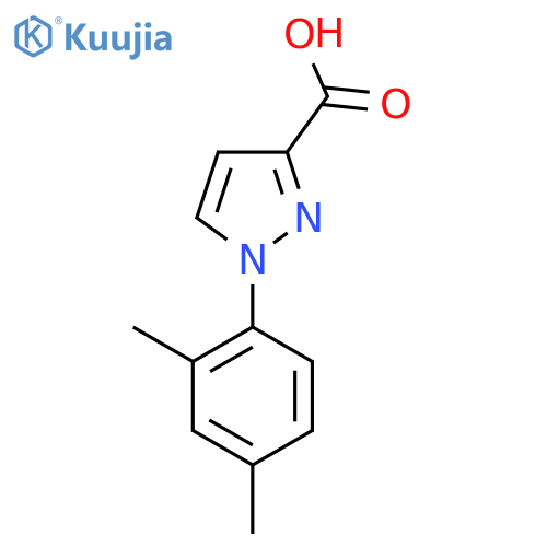 1-(2,4-dimethylphenyl)-1H-pyrazole-3-carboxylic acid structure