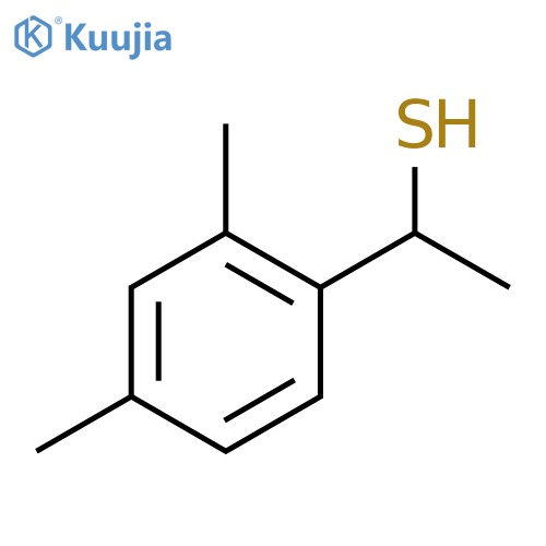 1-(2,4-dimethylphenyl)ethane-1-thiol structure