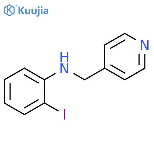 2-iodo-N-[(pyridin-4-yl)methyl]aniline structure