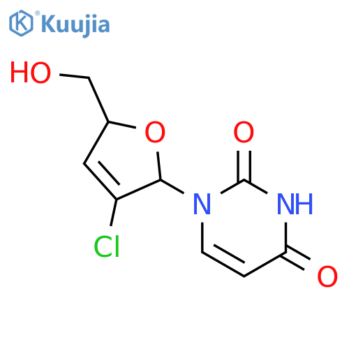Uridine,2'-chloro-2',3'-didehydro-2',3'-dideoxy- (9CI) structure