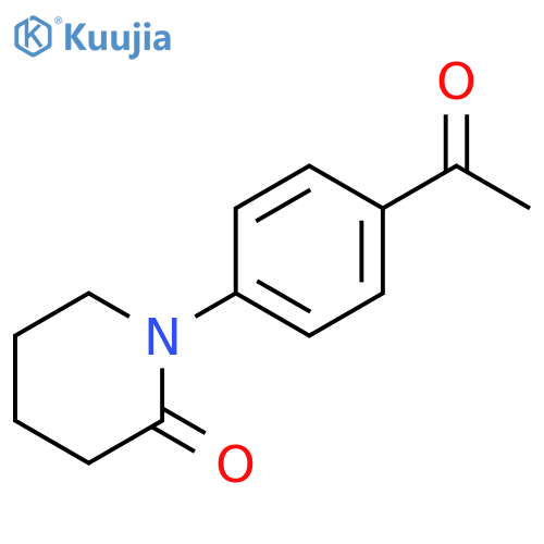 1-(4-acetylphenyl)piperidin-2-one structure