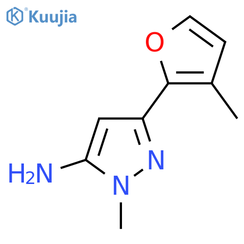 1-Methyl-3-(3-methylfuran-2-yl)-1h-pyrazol-5-amine structure